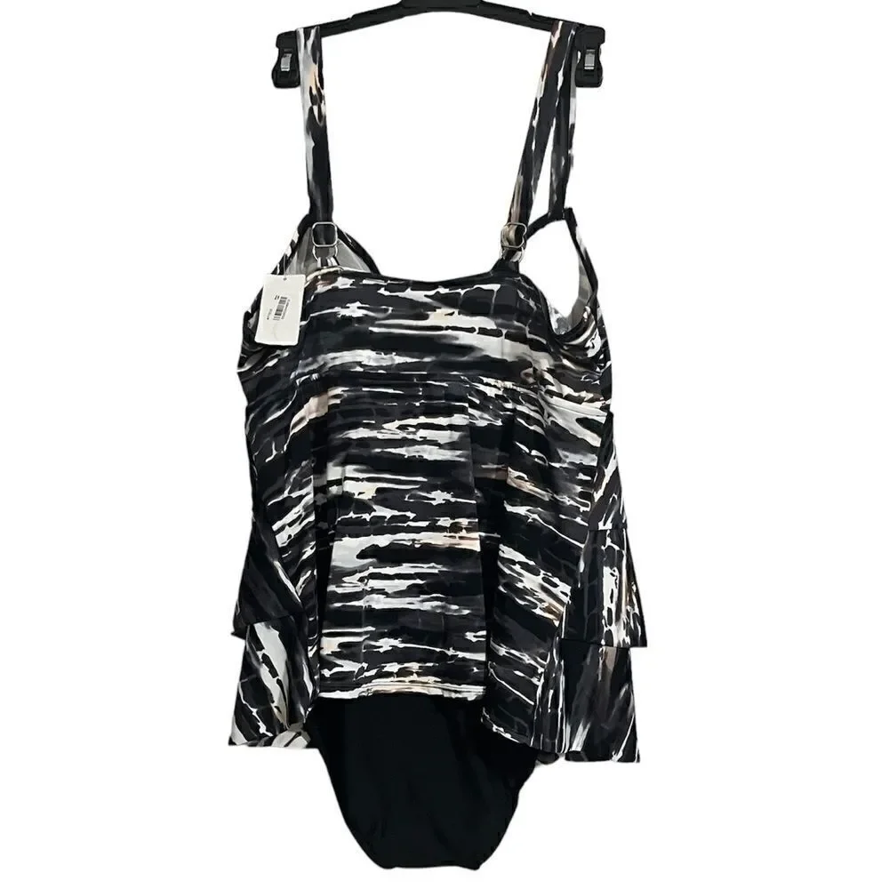 Swim Solutions One Piece Swimsuit, 18 - Picture 2 of 9